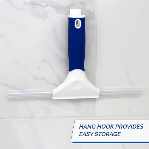 Unger 10" Shower Squeegee with Non-Slip Grip - Streak Free Cleaning