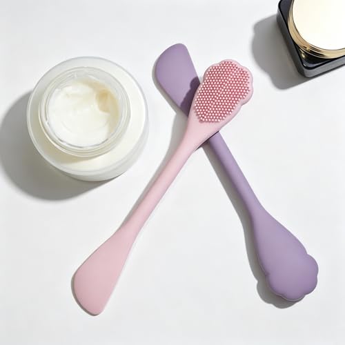 Silicone Facial Cleansing Brush Set - 2-in-1 Cat Paw Face Scrubber & Exfoliator Tool