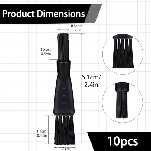 10 Pcs Electric Shaver Cleaning Brush Dual-Sided Clipper Brush