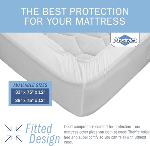 Abstract Waterproof Mattress Cover 24 x 38 x 6 Inch Heavy Duty Vinyl Bed Protector