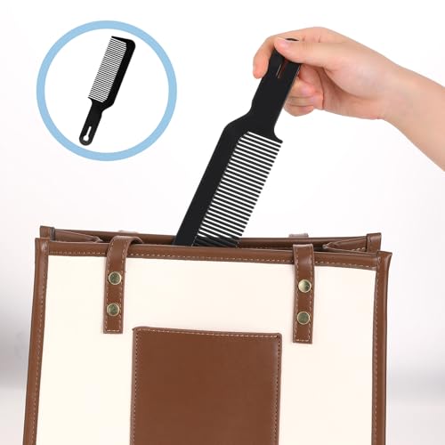 InnoHHustle 3 Pack Barber Blending Combs - Heat Resistant Flat Top Styling