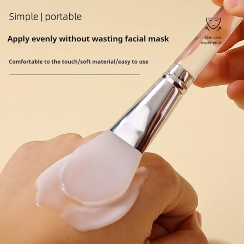 TIKMOON Silicone Face Mask Brush Set, 4-Piece Facial Mud Mask Applicator