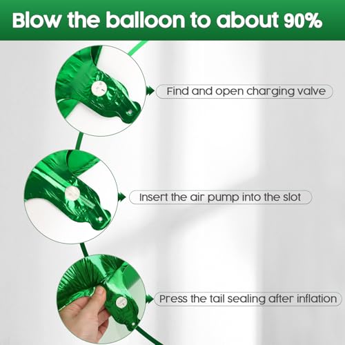 Number 7 Green Birthday Foil Balloon - 40 Inch Party Decoration