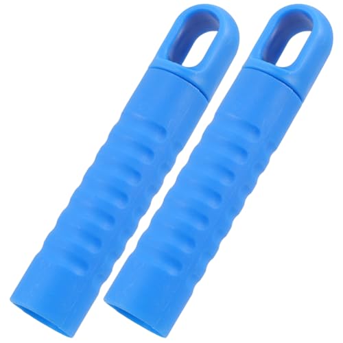 Mop Handle End Cap Replacement - 2 Non-Slip Grips with Hanging Hole