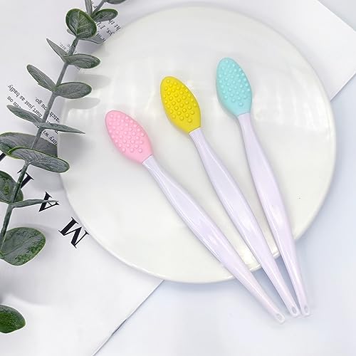 Silicone Lip Scrub Brush 3-Pack - Exfoliating Lip Tool