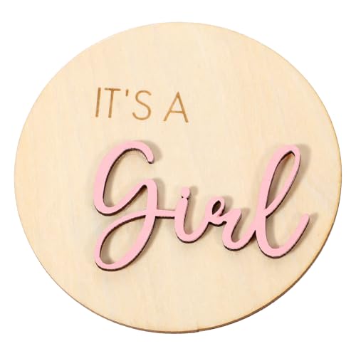 It's a Girl Wooden Sign - Baby Shower Announcement & Photography Prop