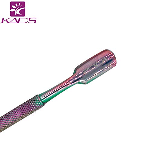 KADS Stainless Steel Cuticle Pusher & Gel Polish Remover Tool
