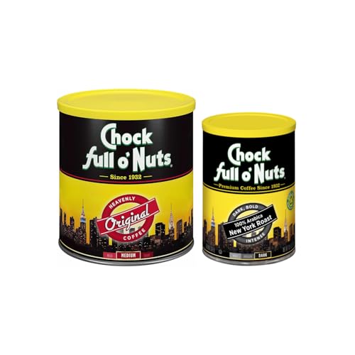 Chock Full o'Nuts Coffee Variety Pack - Medium & Dark Roast
