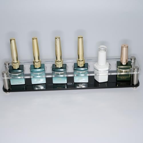 Oumisaya Clear Acrylic Gel Nail Polish Bottle Organizer Anti-Spill Stand