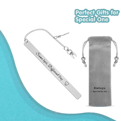 Dental Hygienist Bookmark Gift - Stainless Steel Dentist Appreciation