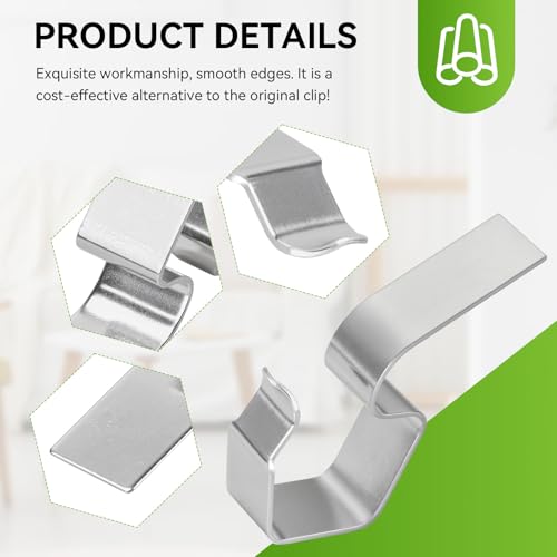 24PCS Stainless Steel Jar Replacement Clips for Weck Jars