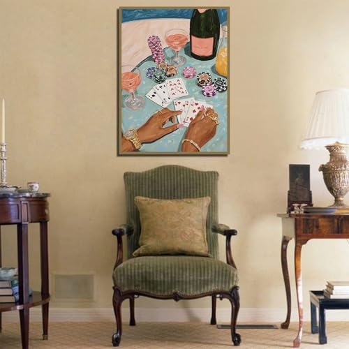 Light Green 5D Diamond Painting Kit for Adults - DIY Art Decor