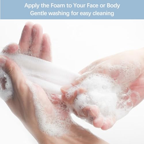 Kootinn Exfoliating Mesh Soap Pouch 10 Pack - Double Layer Foam Net