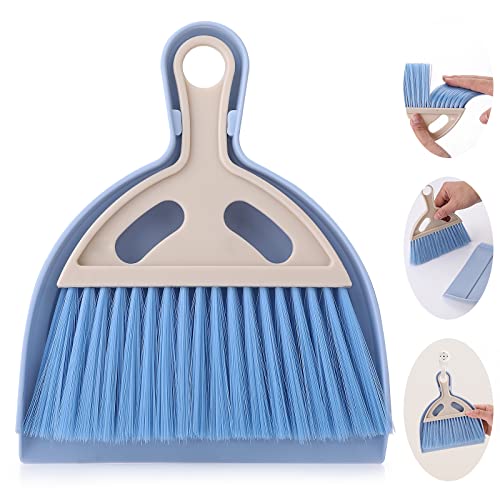 Cobee Mini Broom and Dustpan Cleaning Set - Blue