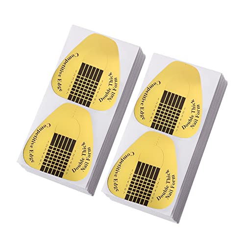 Subay 200Pcs Professional Long Nail Forms for Acrylic and Polygel