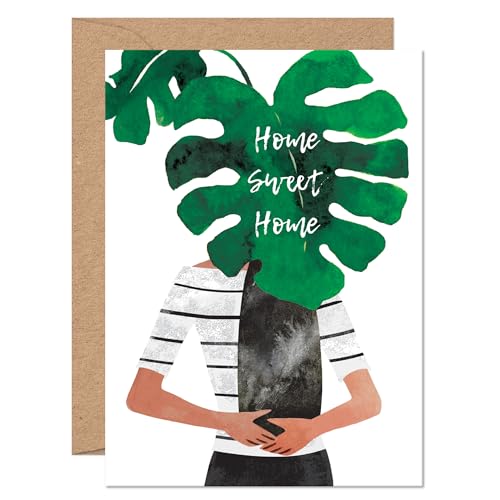 Elegant Housewarming Card with Envelope & Gold Foil Seal - 5x7
