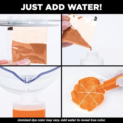 Tulip One-Step Tie-Dye Refill Pack - Orange, 3 Dissolvable Packets