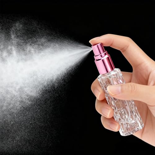 IVICOO Refillable Travel Perfume Atomizer Bottle - 10ml Fine Mist Cologne Sprayer