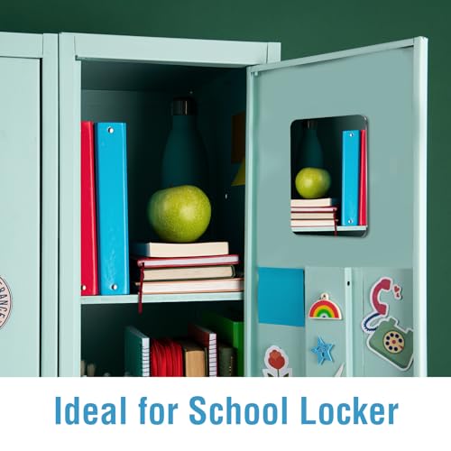 Tooackl 5x7 Inch Magnetic Locker Mirror, Shatter-Resistant Acrylic