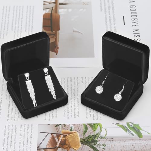 KUKUVR Velvet Earring Gift Box - Jewelry Organizer for Women