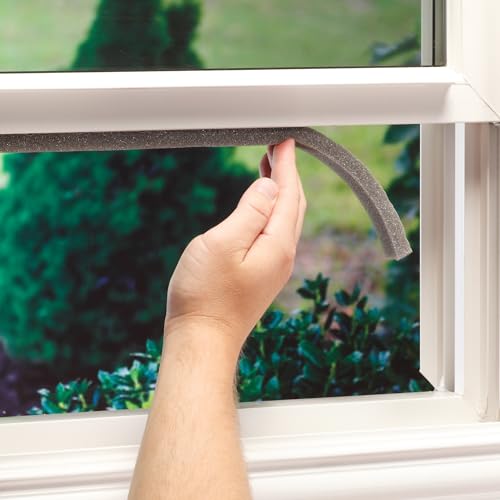 M-D Building Foam Window Seal - 17ft Gray Self-Adhesive Tape