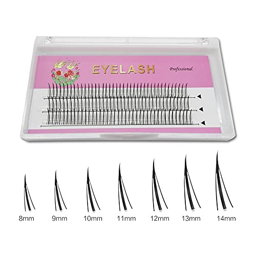 ADIYA Fishtail Individual Eyelash Extensions 8-14mm Cluster Fans