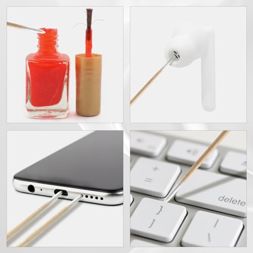 Boesma Pointed Cotton Swabs 200 Pcs - Precision Makeup & Cleaning Tips