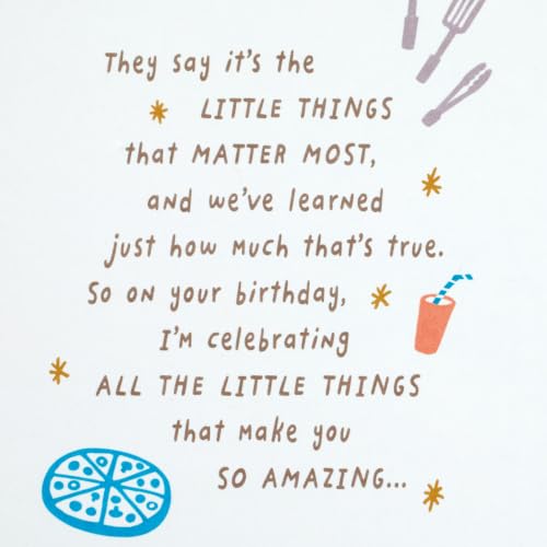 Hallmark Birthday Card for Husband - All the Little Things