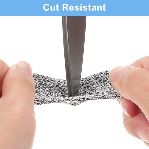 60 Pcs Breathable Cut Resistant Finger Cots Reusable Durable Non Slip Finger Thumb Protector Fingertip Covers Cut Resistant Fingertip Protectors for Kitchen Food Cutting Sculpture Work Supplies