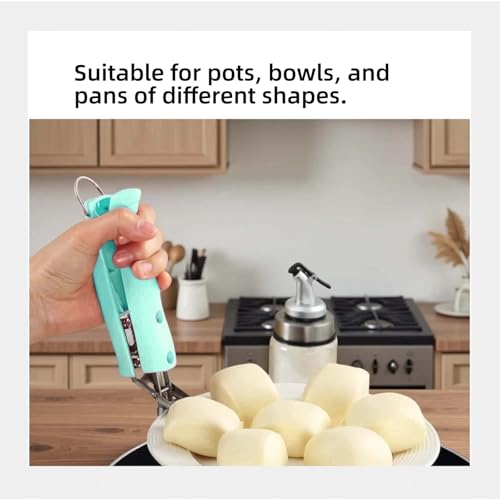 Silicone-Handled Plate Lifter for Hot Dishes - 8-11" Capacity