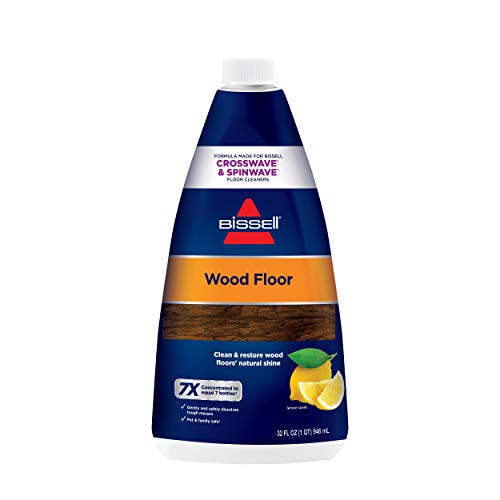 Bissell CrossWave & SpinWave Wood Floor Cleaning Formula, 32 oz - Safe for Sealed Floors