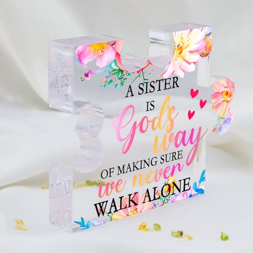 Big Sister Acrylic Puzzle Gift | Sentimental Keepsake Decor