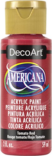 DecoArt Americana Acrylic Paint, 2 oz - Tomato Red