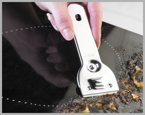 Kingzhuo Glass Scraper with 5 Replacement Blades for Cooktops