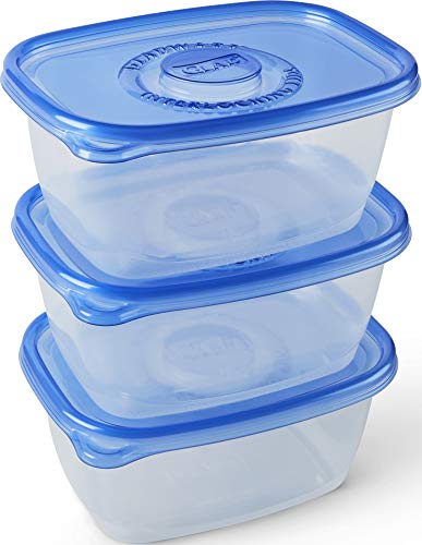 GladWare Deep Dish Food Storage Containers 64 Oz, 3 Count - Rectangle / 18 Pack