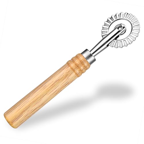 JJUNW Pasta Cutter Wheel - Multi-Purpose Ravioli & Pizza Maker