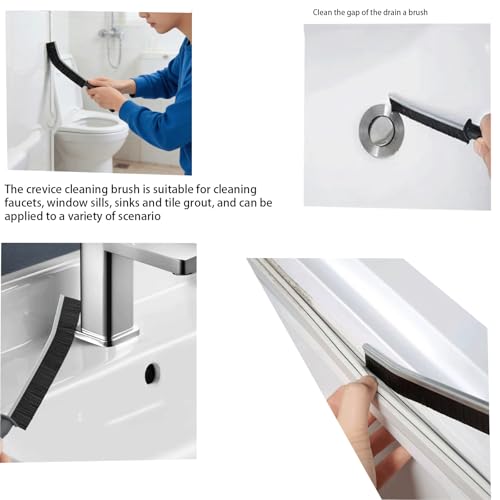 14-Piece Crevice Cleaning Brush Set with Scraper for Tight Spaces