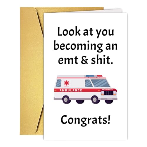 Funny EMT Graduation Card - Celebrate Emergency Medical Service