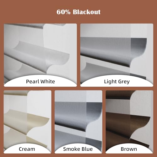 Motorized Sheer Shades Fabric Sample - Light Filtering Blinds