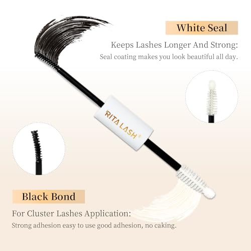 RITALASH 2-in-1 Lash Bond and Seal Waterproof Eyelash Cluster Glue