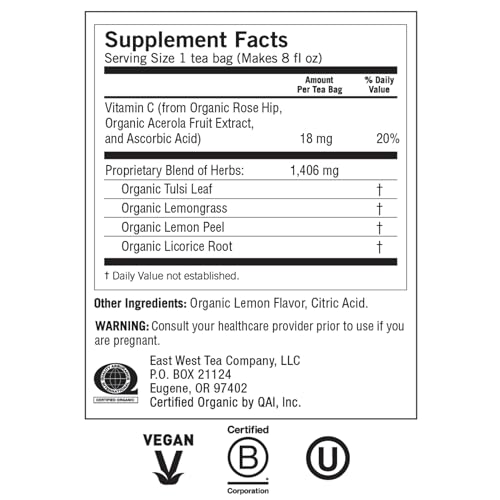 Yogi Tea, Tea Everyday Immune Sweet Lemon Organic, 16 Count