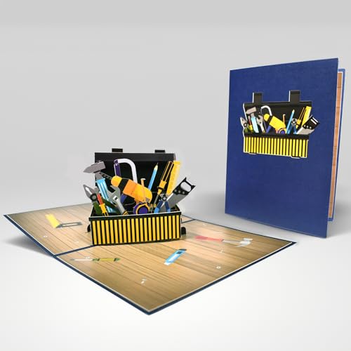 3D Pop Up Father's Day Card - Handcrafted Gift for Dad