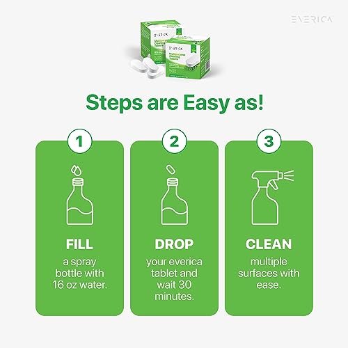 Multipurpose Eco-Friendly Cleaning Tablets - Aloe Scented, 12 Pack