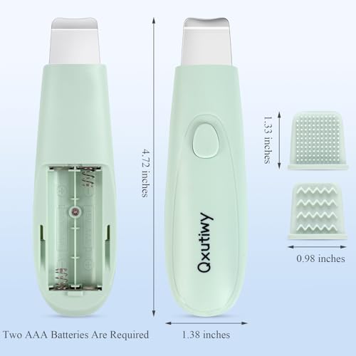 Skin Scrubber & Face Spatula Blackhead Remover with Silicone Brush