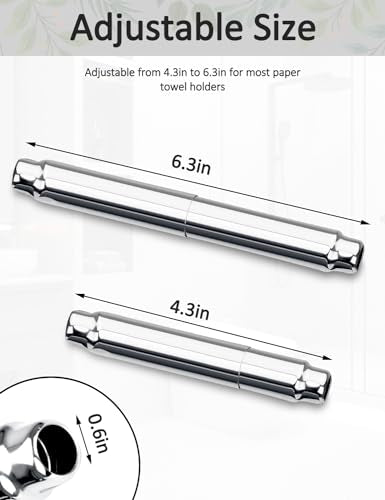 Chrome Stainless Steel Toilet Paper Holder Roller Replacement