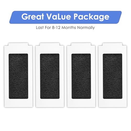 4-Pack HEPA Filter Replacement for ECOVACS DEEBOT T30S & Yeedi M12 Pro+ Vacuum