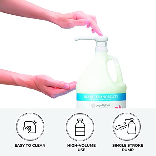 Ginger Lily Farms Gallon Pump Dispenser - 1 Oz Per Stroke Fits Standard Bottles