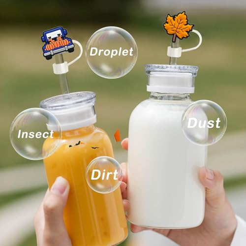 Thanksgiving Fall Straw Toppers for Stanley Cup - 9pcs Set