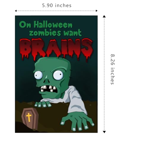 Funny Halloween Card with Sound and Shaking Head Motion Chipmunk