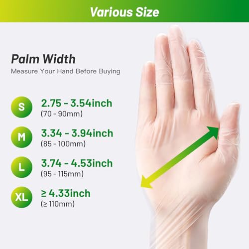 Disposable TPE Cooking Gloves - Latex & Powder Free, Food Safe